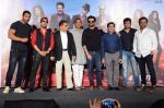 Anil Kapoor, John Abraham, Nana Patekar, Anees Bazmee, Firoz Nadiadwala, Mika Singh at Welcome Back title song launch in Mumbai on 8th Aug 2015
